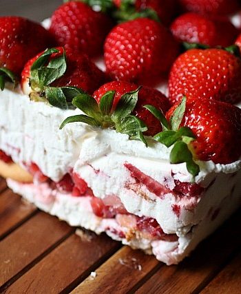 Strawberry Icebox Cake {Mind Over Batter}