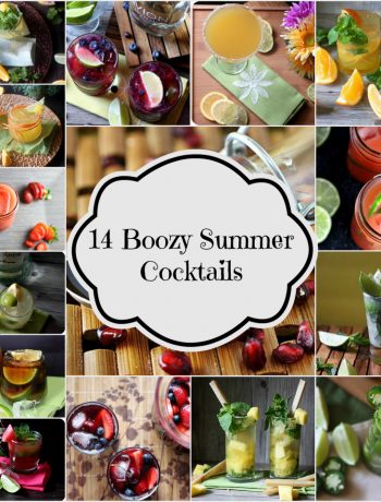 14 Boozy Summer Cocktails {mind-over-batter.com}