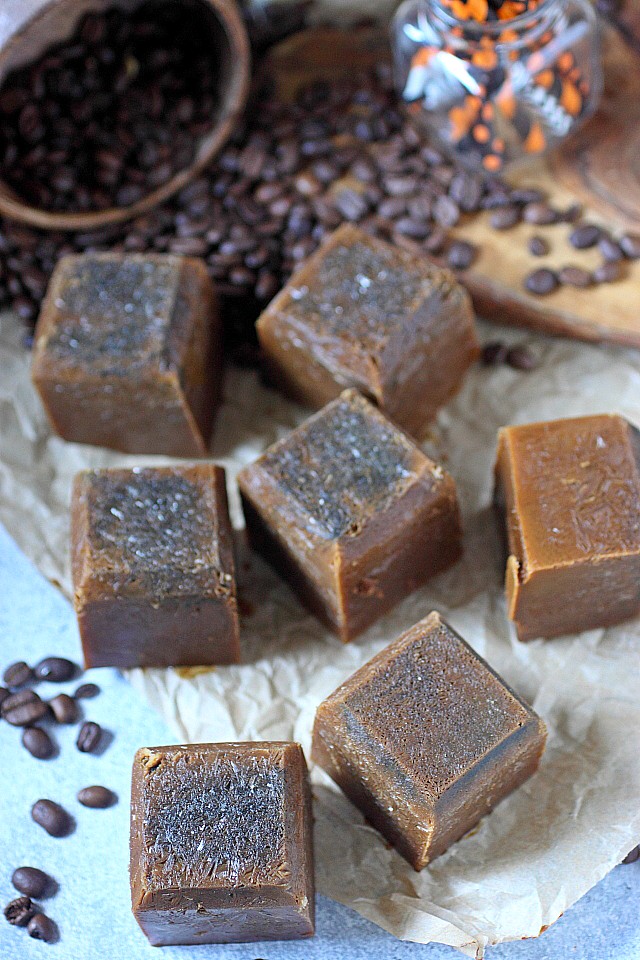 Recipe for Vietnamese Coffee Ice Cubes -- www.mind-over-batter.com